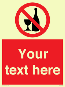 Custom prohibition no alcohol